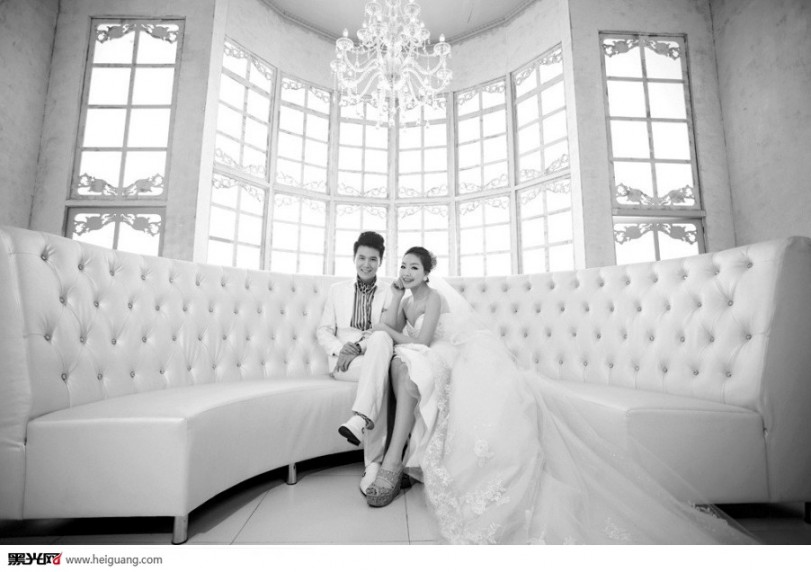 [婚纱图片]小清新白色浪漫幸福婚纱摄影照片第2张
