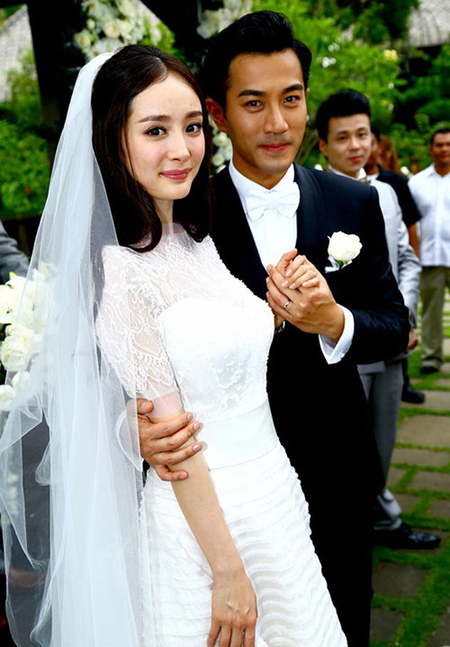 杨幂刘恺威幸福浪漫的婚纱摄影图片第2张