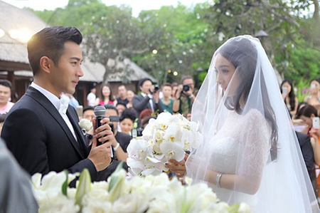 杨幂刘恺威幸福浪漫的婚纱摄影图片第3张