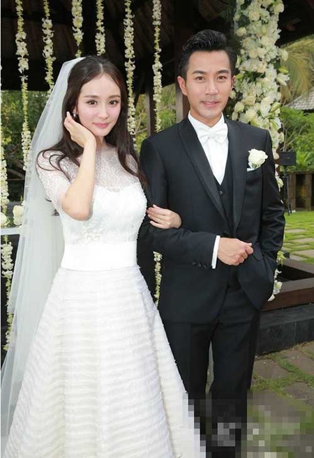 杨幂刘恺威幸福浪漫的婚纱摄影图片第10张