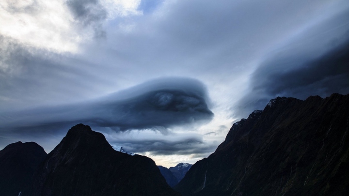 新西兰唯美云朵风景图片第1张