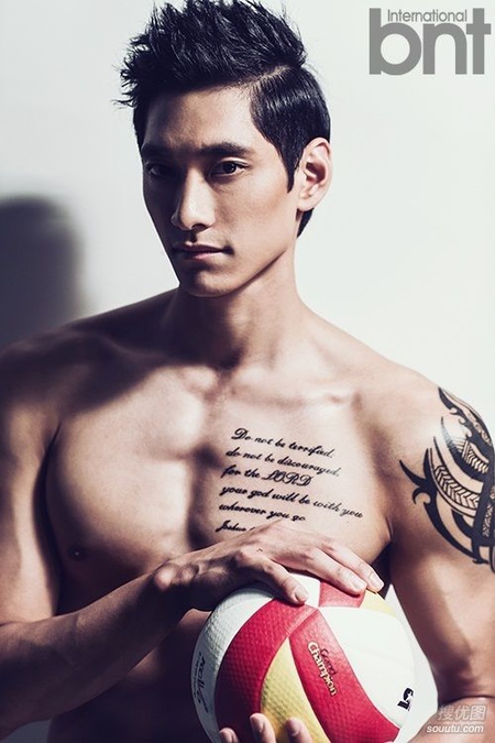 [肌肉帅哥]韩国运动健将金耀涵肌肉写真照片第1张