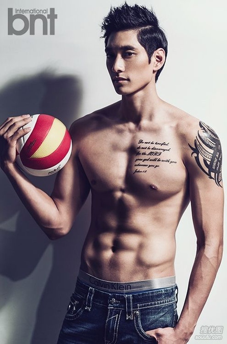 [肌肉帅哥]韩国运动健将金耀涵肌肉写真照片第6张