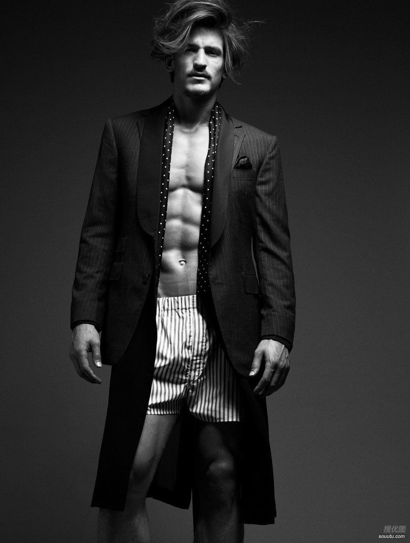 [肌肉帅哥]欧美男模贾罗德·斯科特时尚帅气写真照片第6张