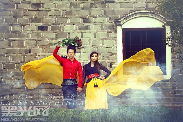 唯美中国风复古婚纱摄影图片第3张