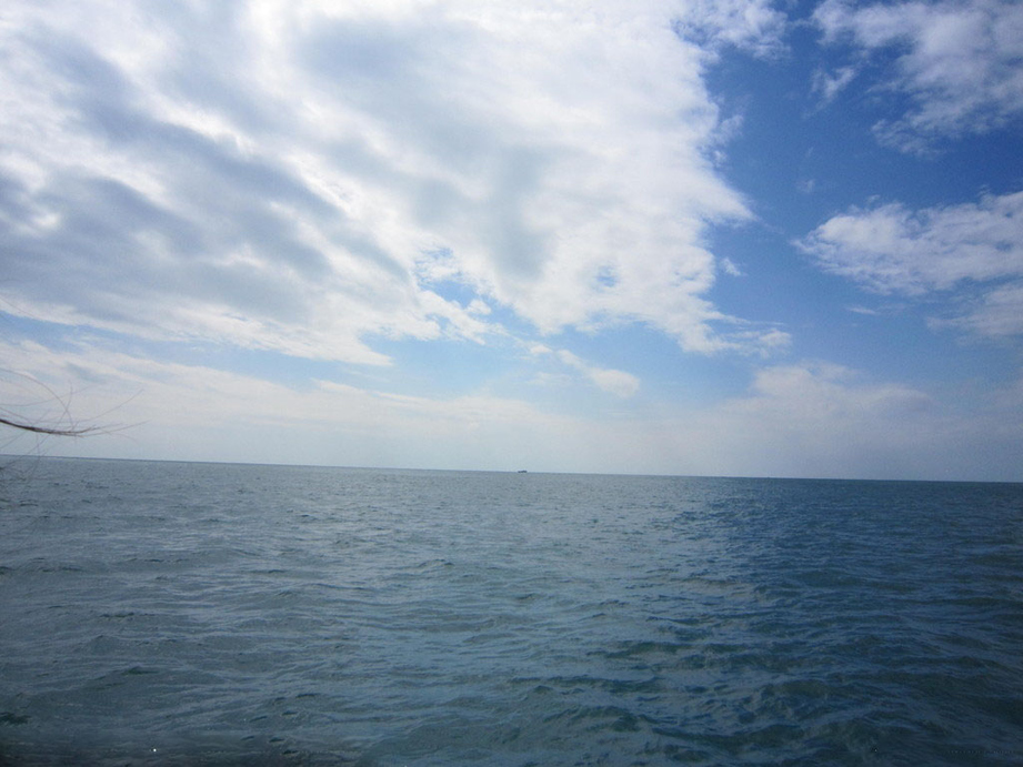 风景图片大海沙滩蓝天白云组图第5张