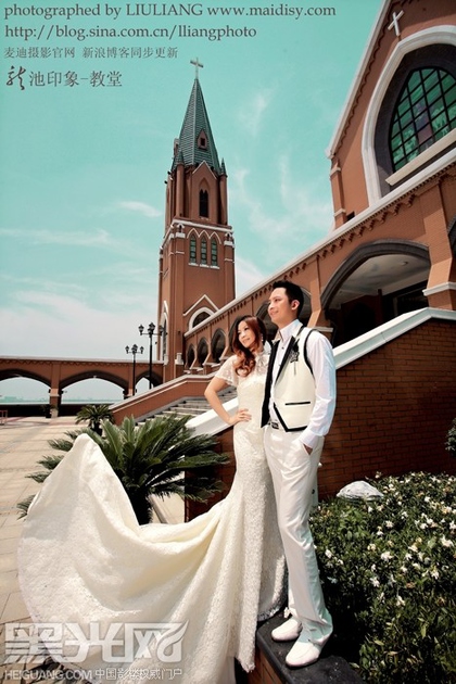 婚纱图片教堂写真高清组图第6张