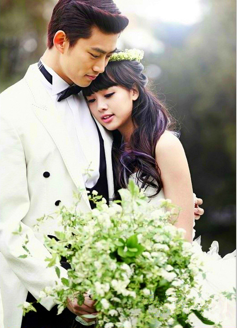 婚纱图片创意韩派风格写真第4张