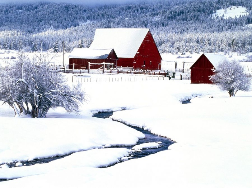 风景图片冬天唯美雪景图集第1张
