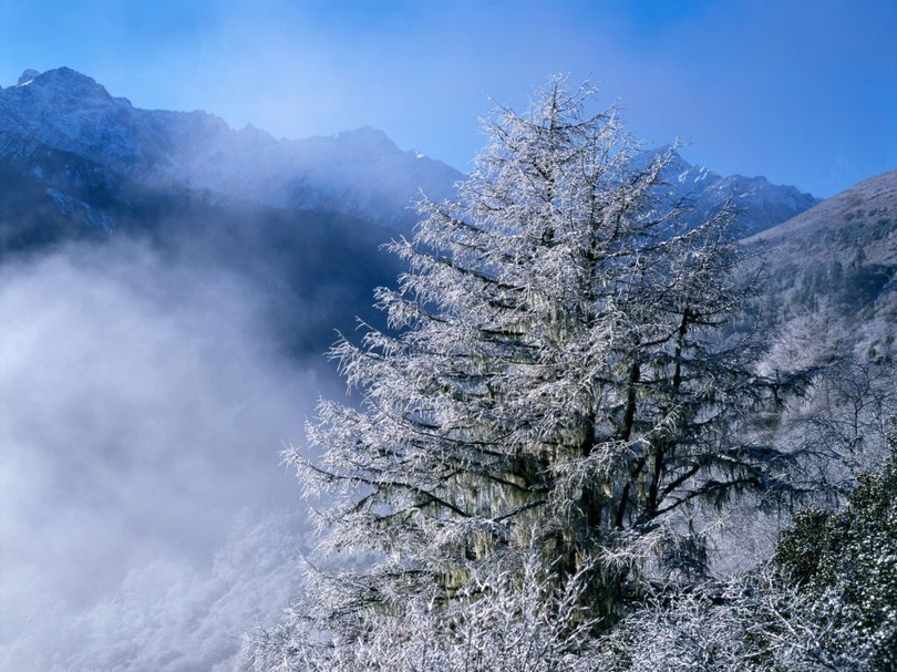 风景图片冬天唯美雪景图集第4张