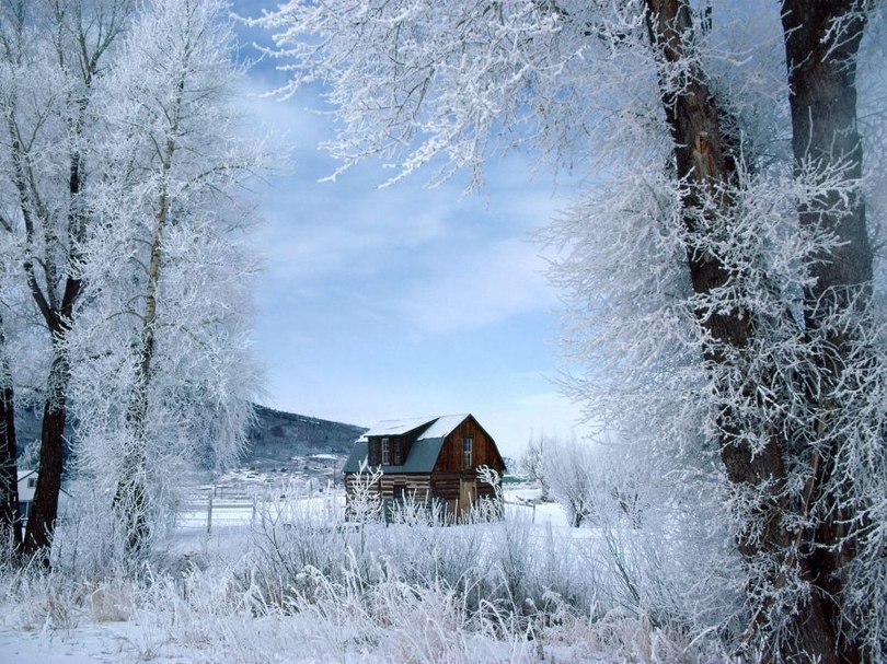 风景图片冬季雪景高清唯美组图第1张
