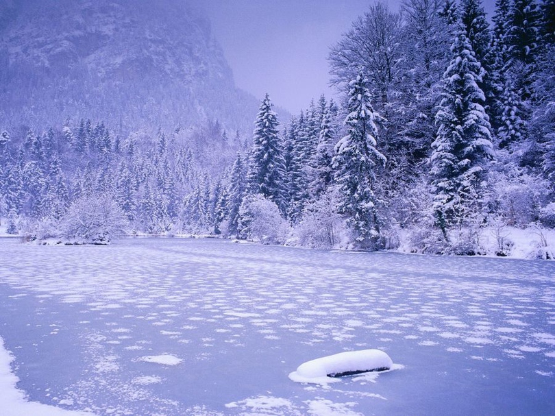 风景图片唯美冬天的雪景组图第10张