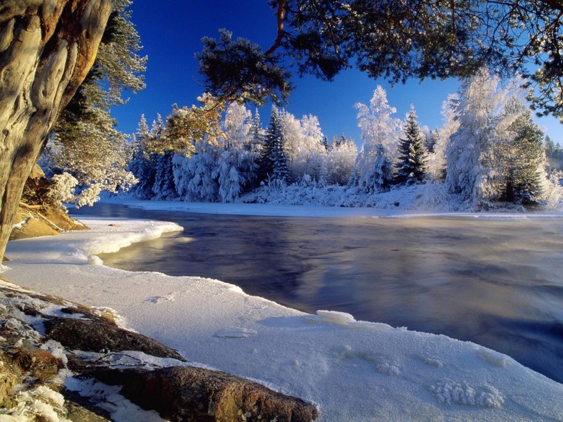 风景图片唯美冬天的雪景组图第18张