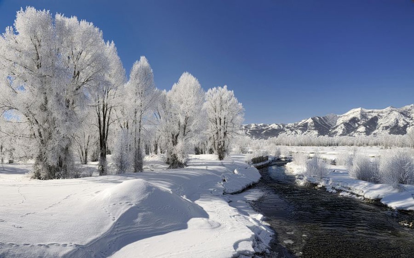 风景图片冬季唯美雪景高清组图第1张