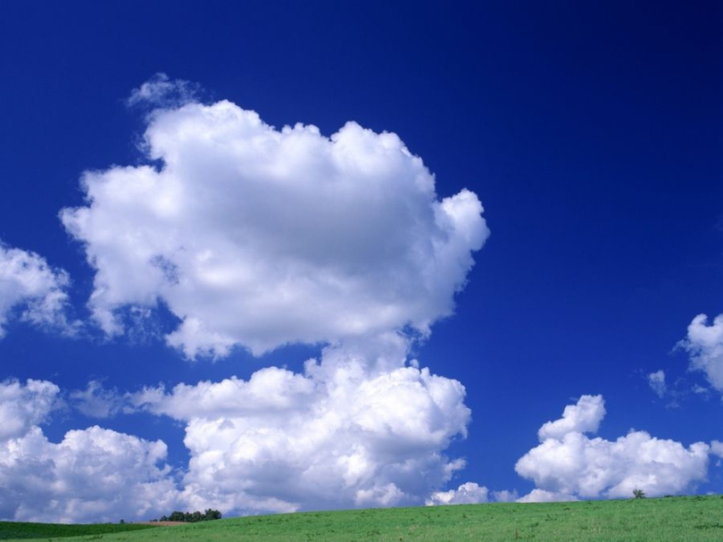 风景图片蓝天白云背景高清组图第1张