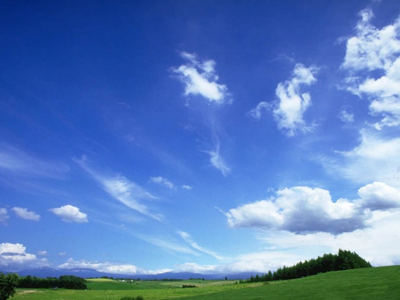 风景图片蓝蓝的天空清新背景图第1张