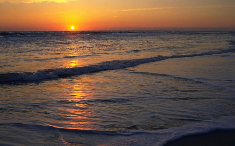 风景图片海边夕阳唯美摄影组图第6张
