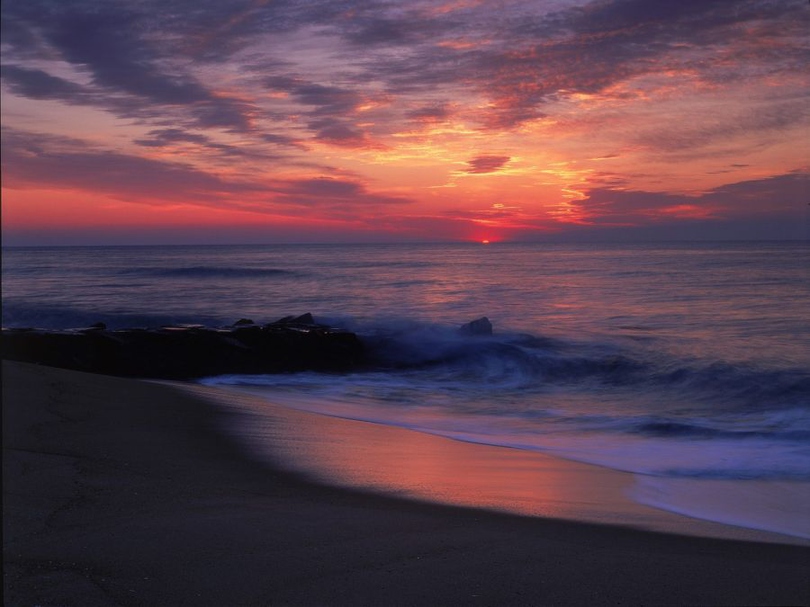 风景图片夕阳海边风格摄影大片第3张