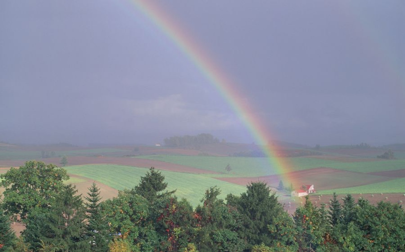 风景图片唯美天空彩虹摄影组图第7张