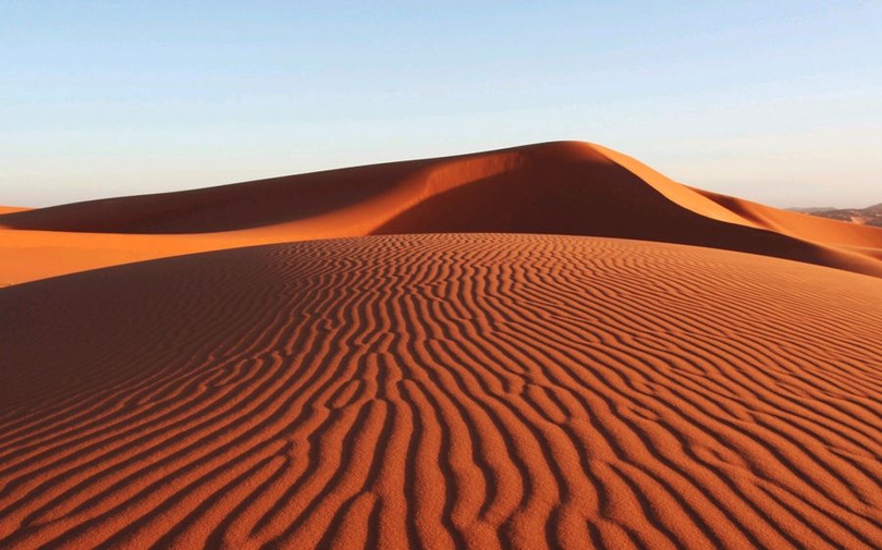 风景图片荒凉的沙漠唯美组图第18张