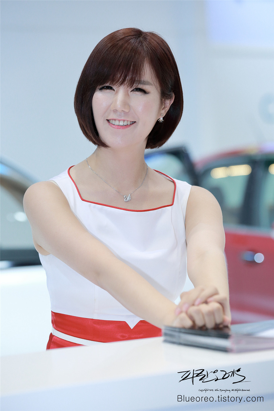 [美女写真] 2015韩国国际车展超级车模群集 （一）第7张