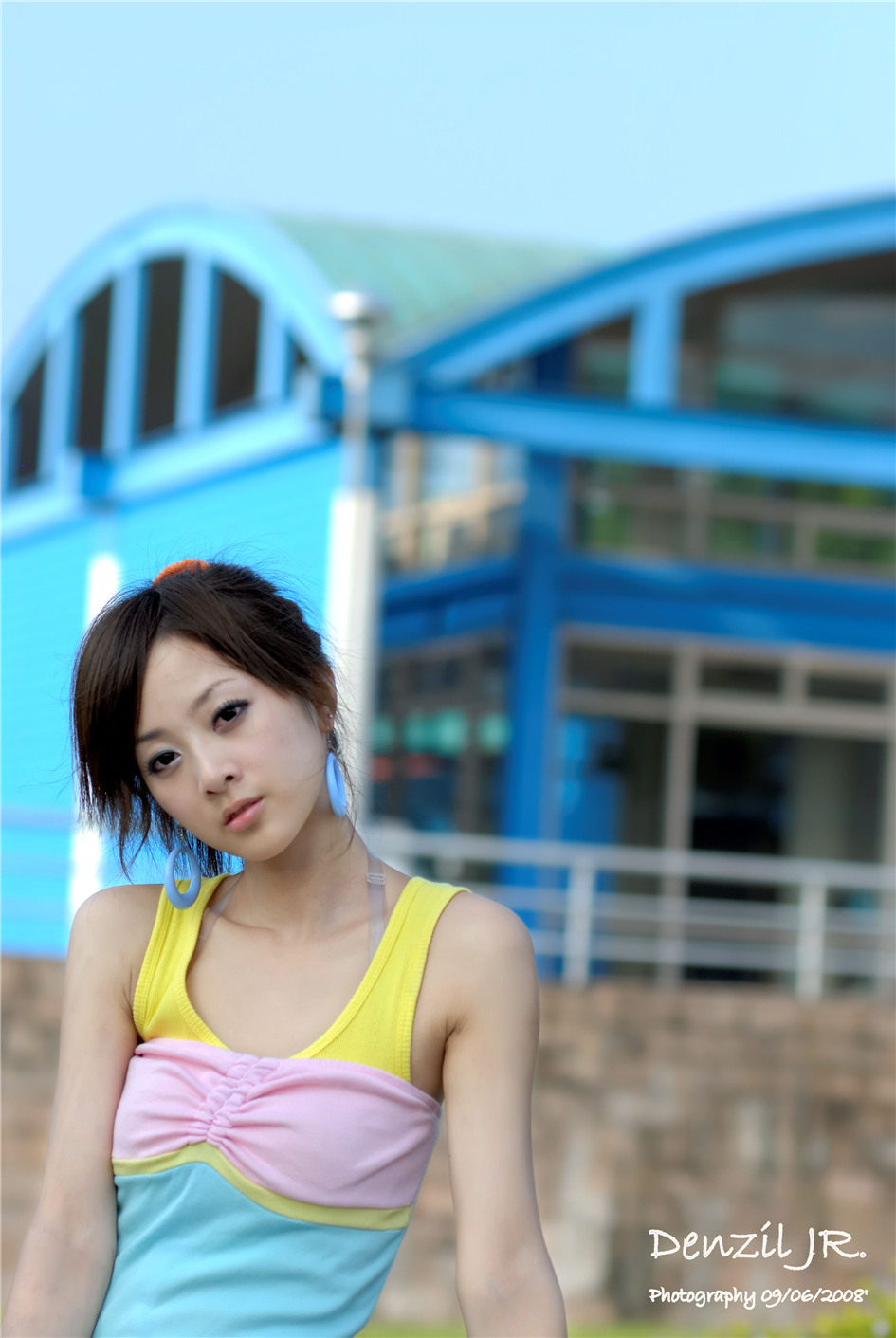 [美女写真] 台湾清纯美女果子MM张凯洁@水族馆公园外拍 （三）第7张
