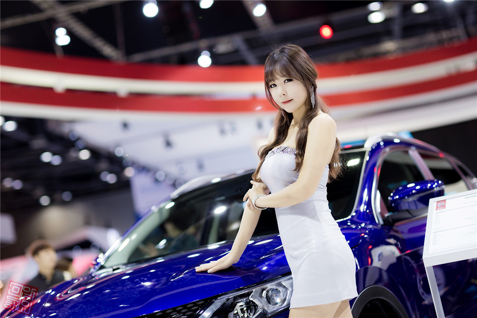 [美女写真] 2015韩国国际车展超级车模群集 （二）第1张