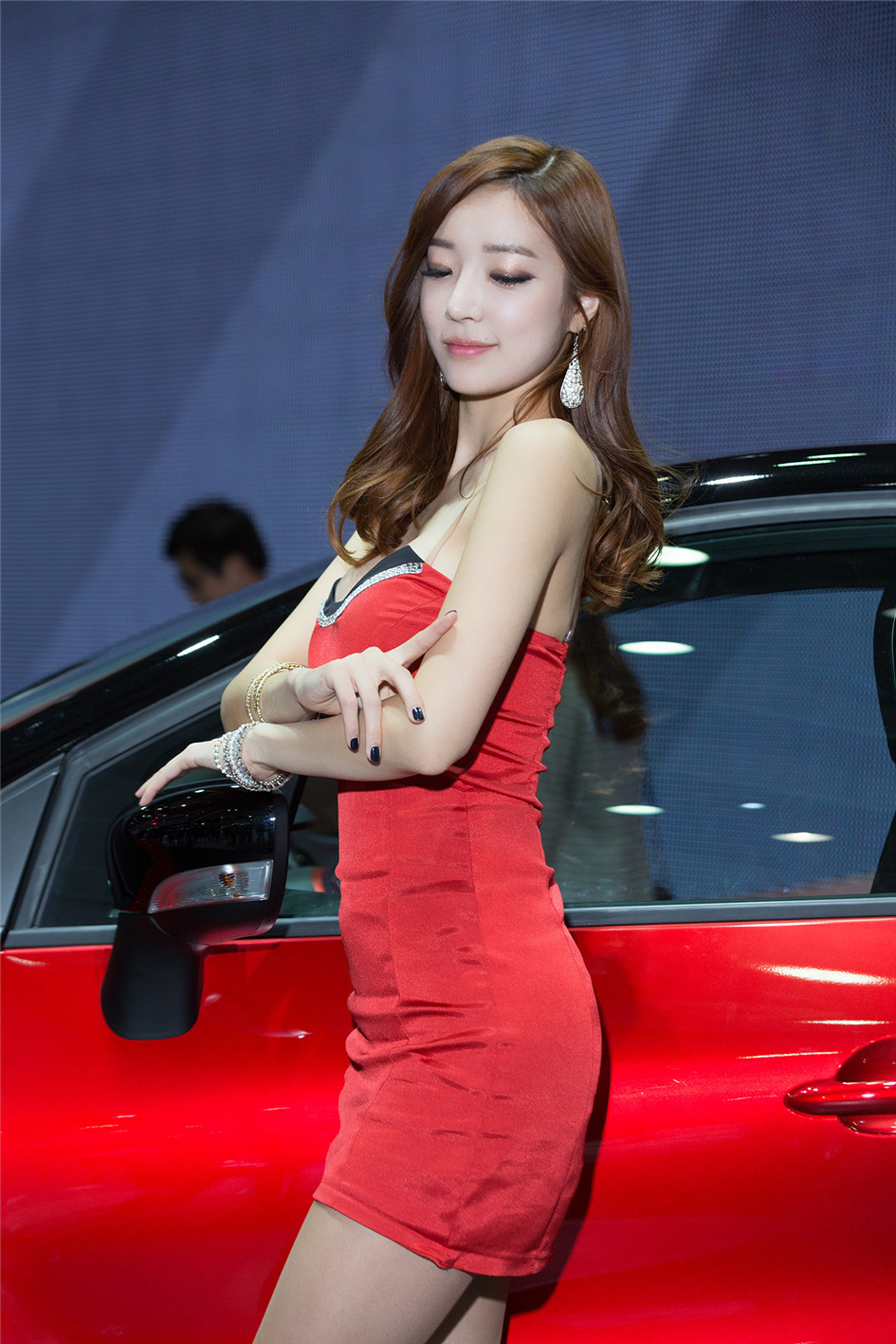 [美女写真] 2015韩国国际车展超级车模群集 （四）第8张