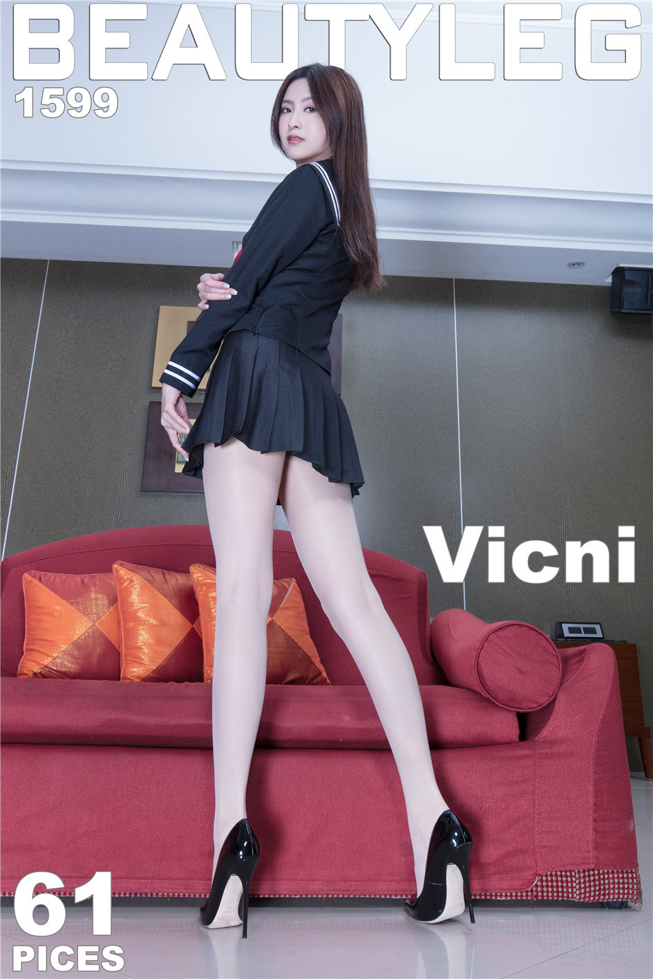 [Beautyleg] 90后极品美女Vicni制服美腿高跟鞋丝袜迷人写真图片 No.1599第1张