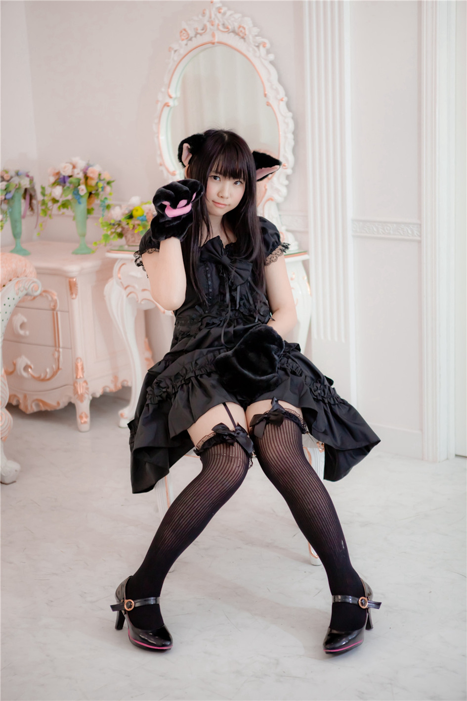 清纯可爱超级萌妹Enako cosplay猫女装写真第1张