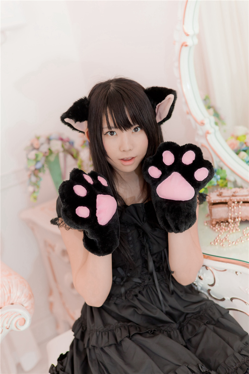 清纯可爱超级萌妹Enako cosplay猫女装写真第4张
