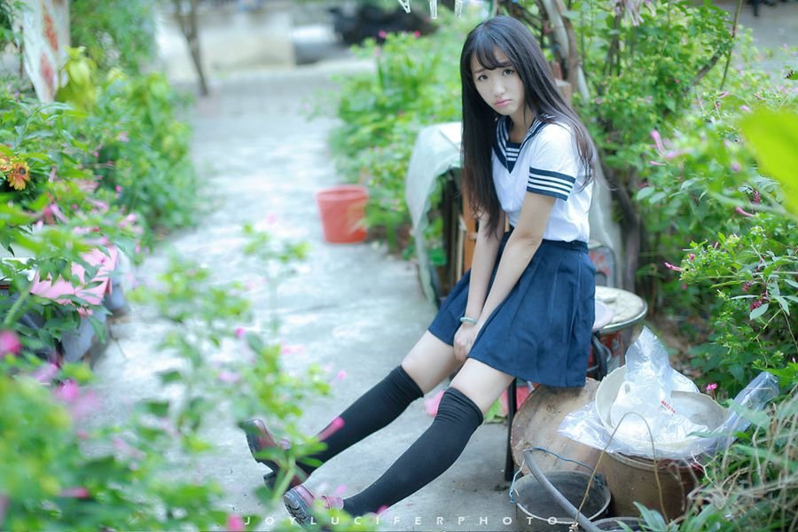 清纯的日本校花短裙极致诱惑亚洲美女摄影艺术写真图片第6张